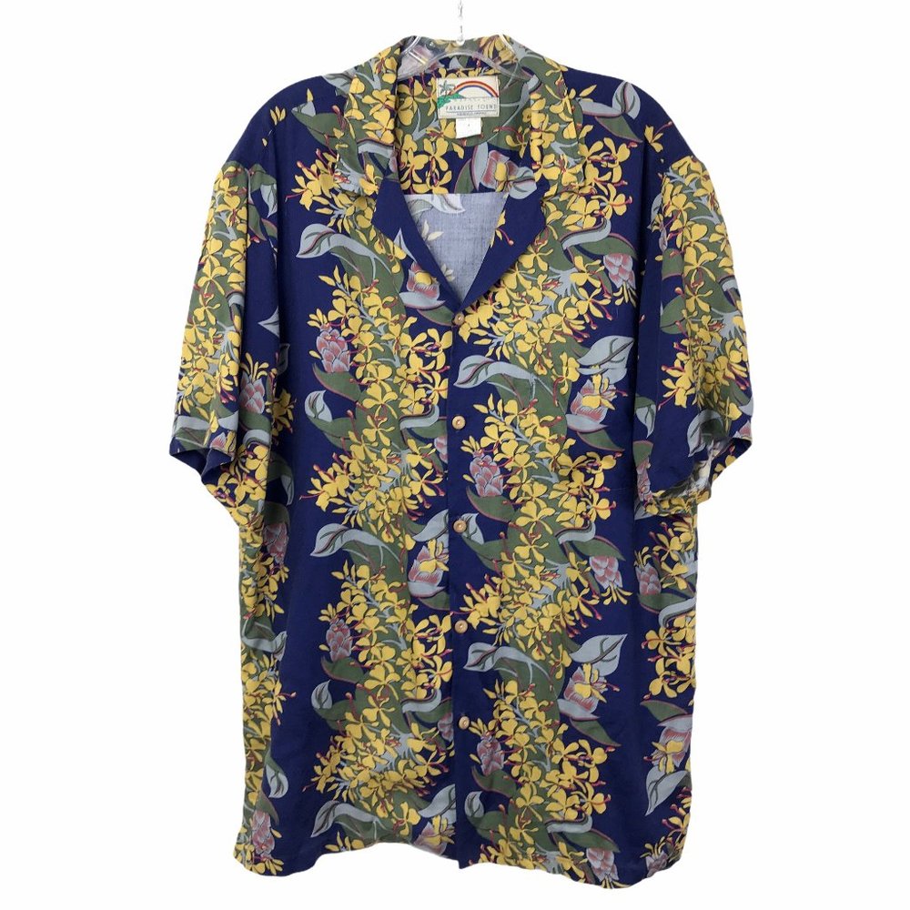 Paradise Found Hawaiian Shirt Floral #101